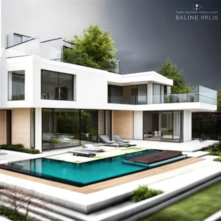 Moderne Villa mit Alpenblick